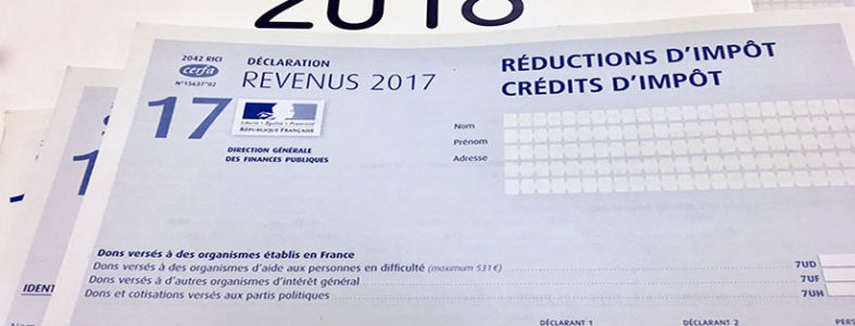 Déclaration de revenus, dernière zone, par Internet fmAdom -déclaration revenus 2018 - réductions